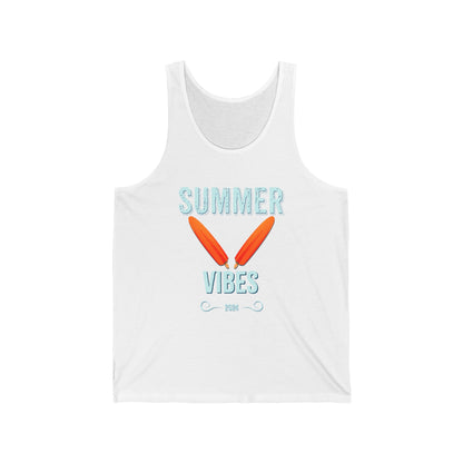 Retro Summer Vibes - Unisex Jersey Tank