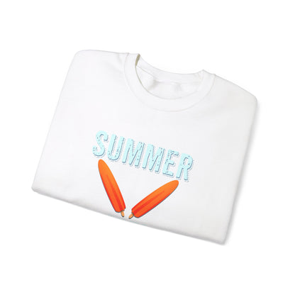 Retro Summer Vibes - Unisex Heavy Blend™ Crewneck Sweatshirt