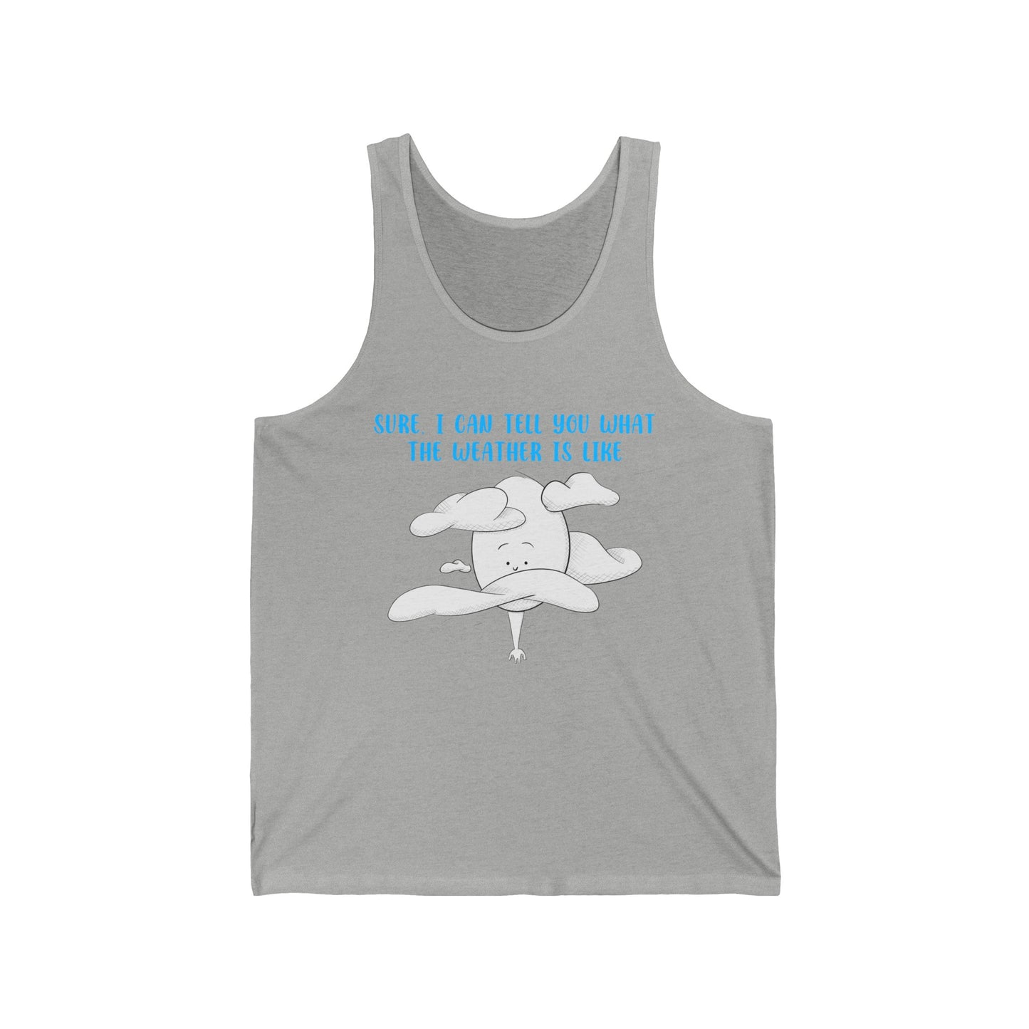 Tall Weather Forecast - Unisex Jersey Tank