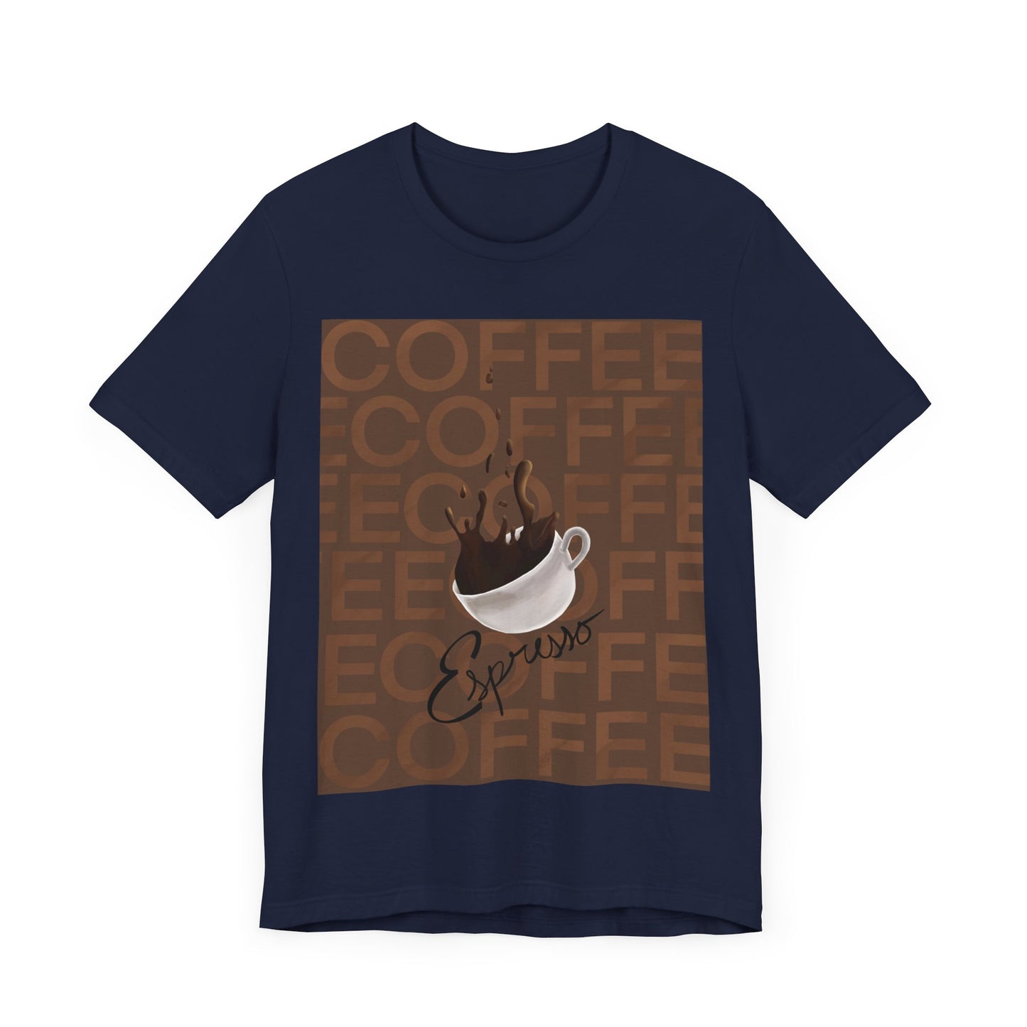 Espresso Print - Unisex Jersey Short Sleeve Tee