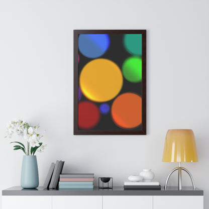 Within - Abstract Art - Framed Vertical Poster