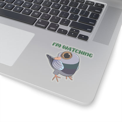 I’m Watching - Sticker of Pigeon