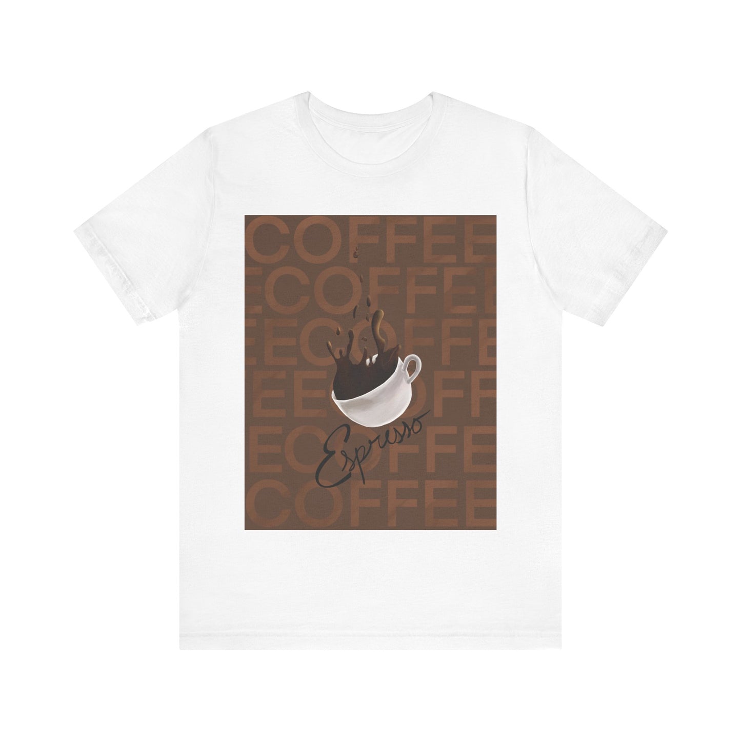 Espresso Print - Unisex Jersey Short Sleeve Tee