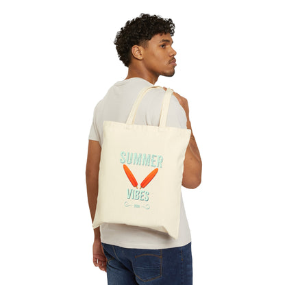 Summer Vibes - Cotton Canvas Tote Bag