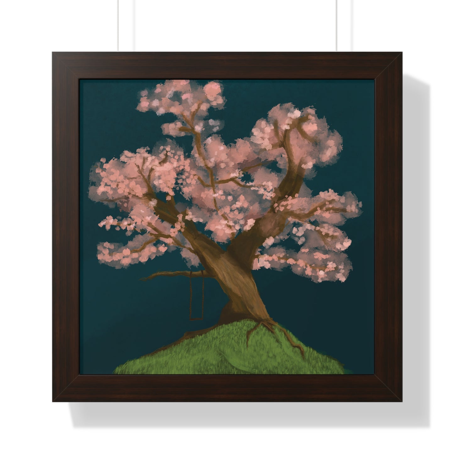 Cherry Blossom - Framed Vertical Poster