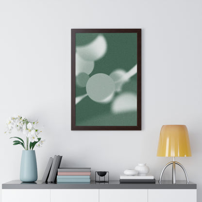 Faded Tennis - Framed Vertical Poster