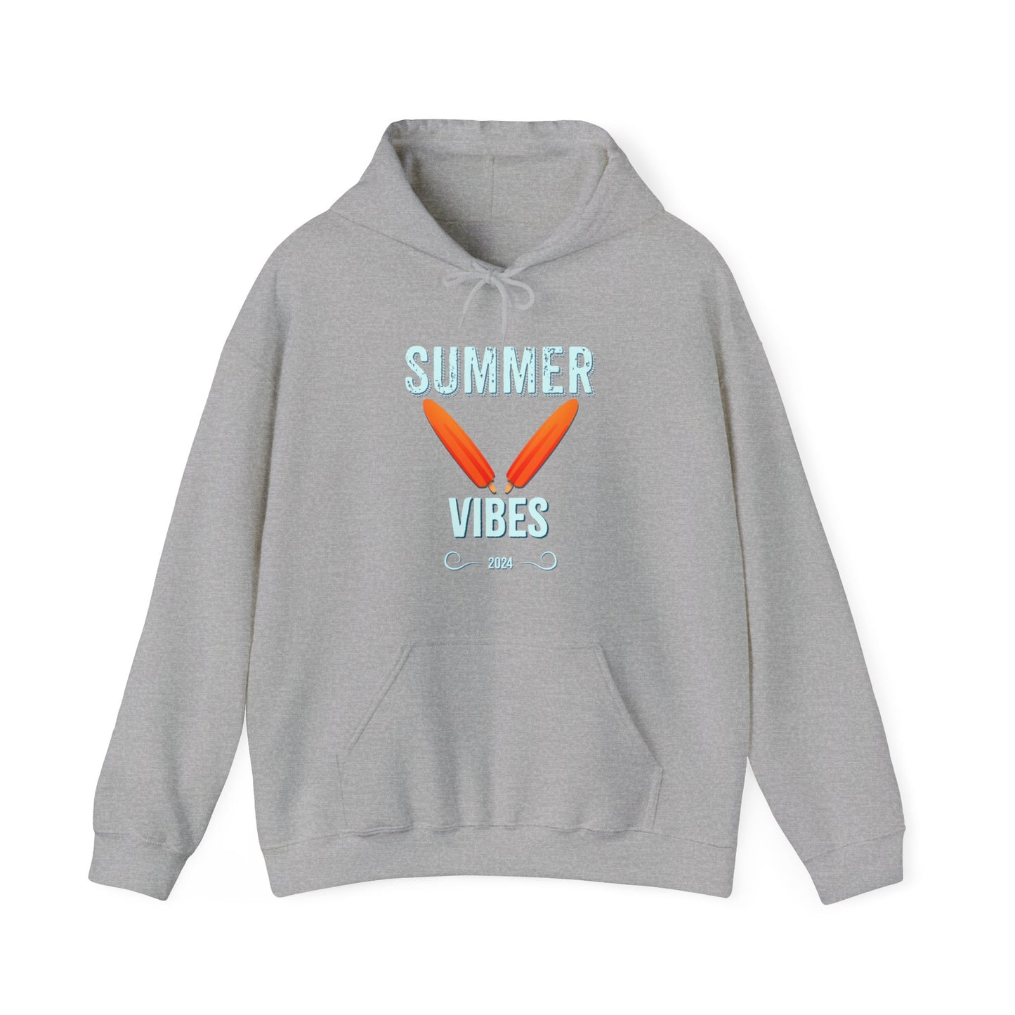 Retro Summer Vibes - Unisex Heavy Blend™ Hooded Sweatshirt