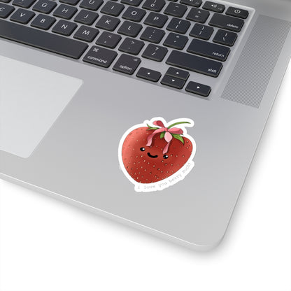 I Love You Berry Much - Strawberry Sticker