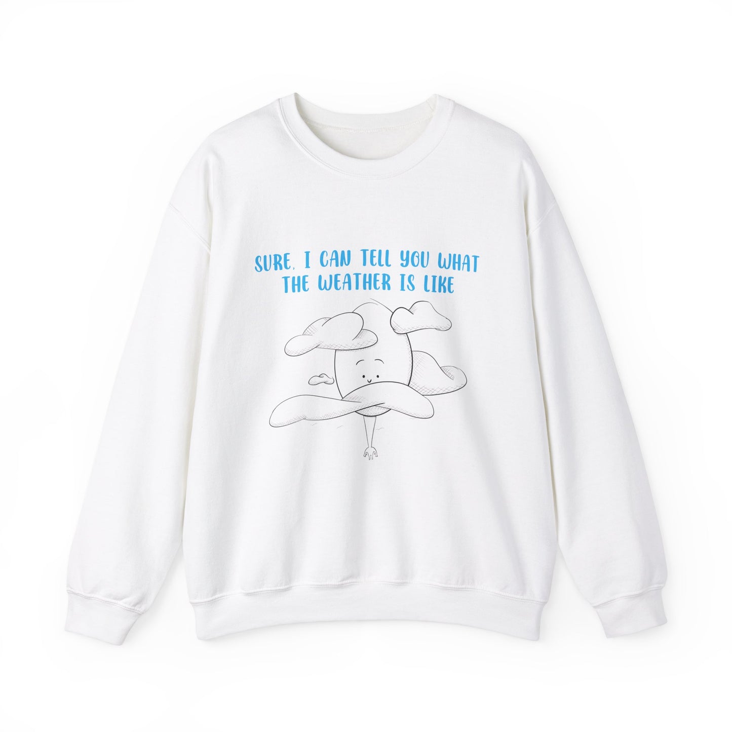 Tall Weather Forecast - Unisex Heavy Blend™ Crewneck Sweatshirt