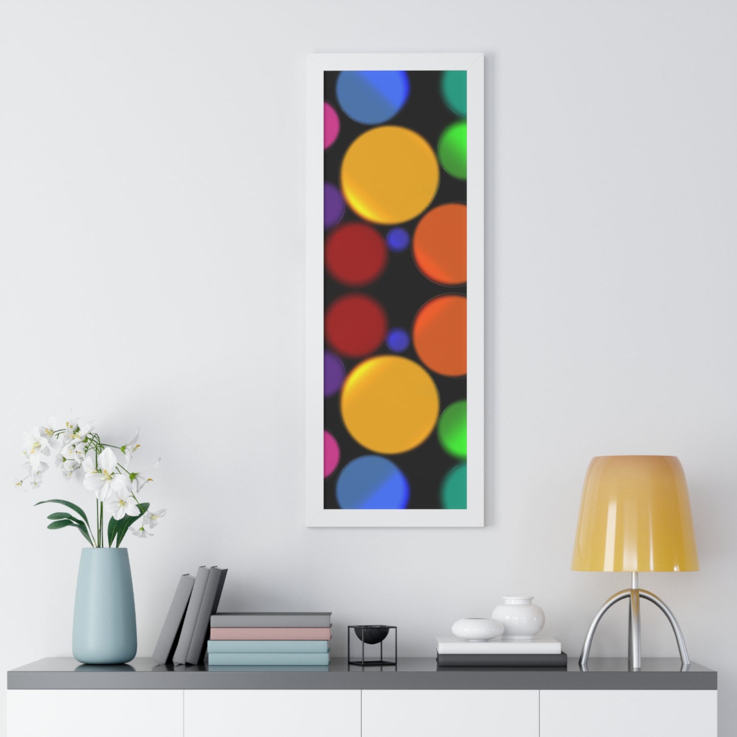 Within - Abstract Art - Framed Vertical Poster