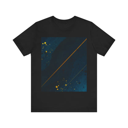 Flicks of Gold Print - Unisex Jersey Short Sleeve Tee