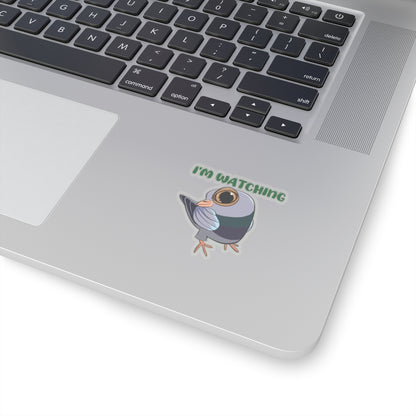 I’m Watching - Sticker of Pigeon