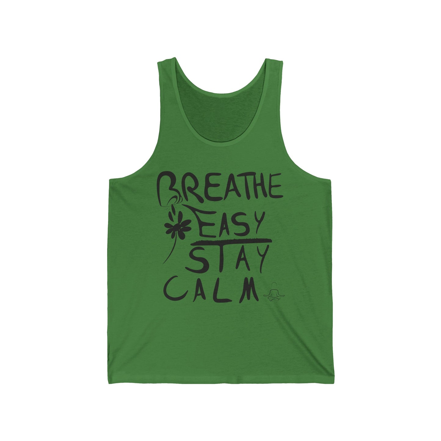 Breathe Easy Stay Calm - Unisex Jersey Tank