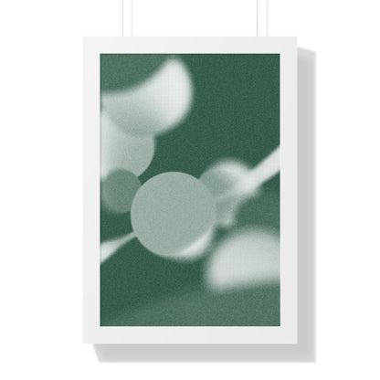 Faded Tennis - Framed Vertical Poster