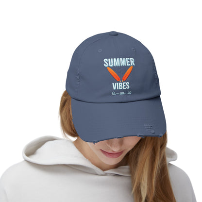 Retro Summer Vibes - Distressed Cap