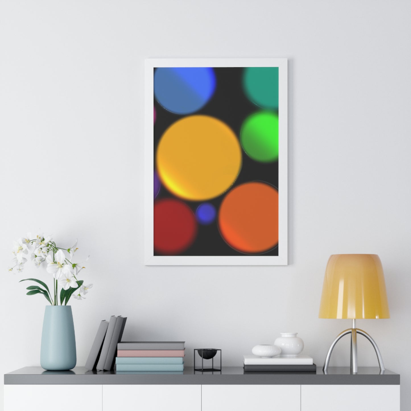 Within - Abstract Art - Framed Vertical Poster