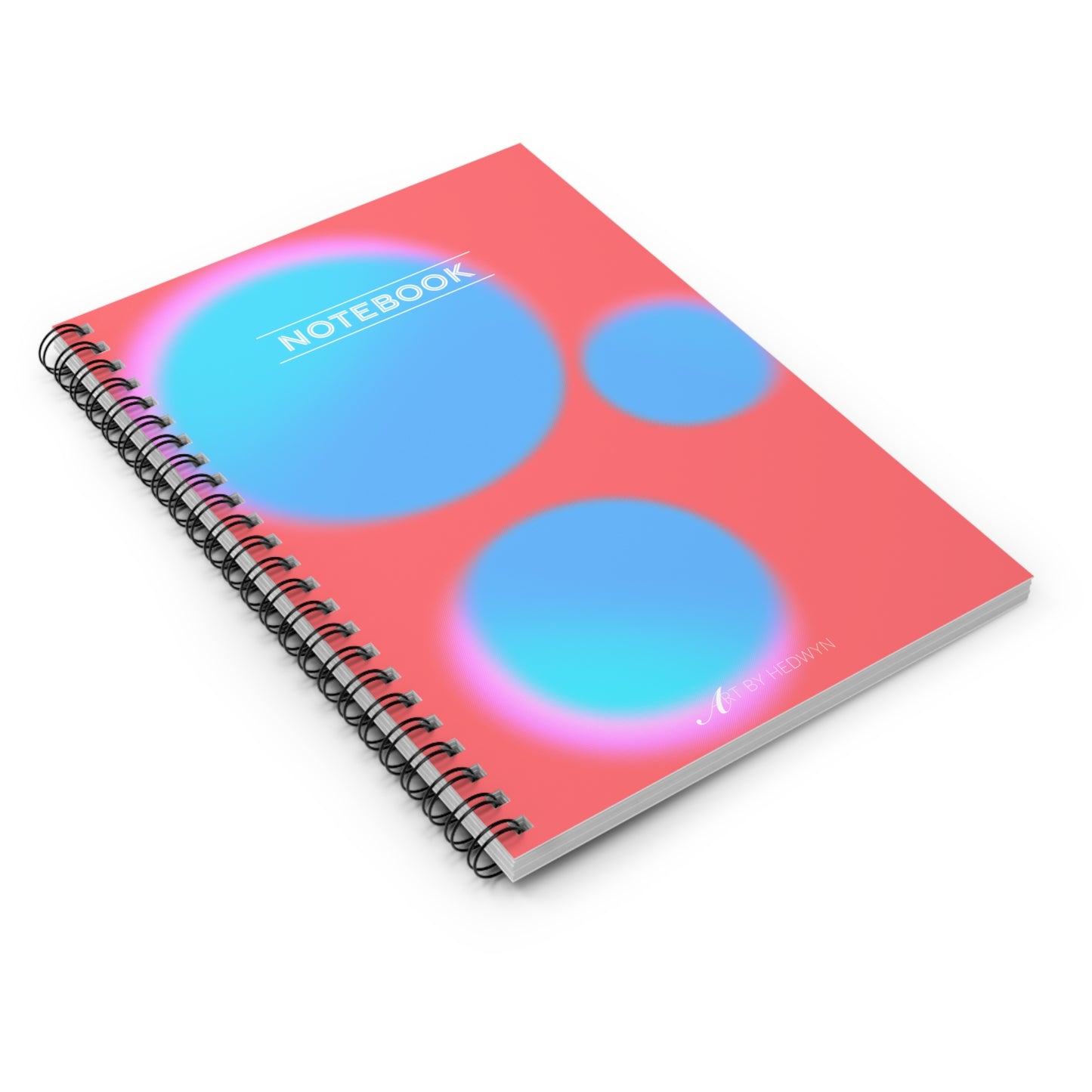 Bubble Gum Illusions - Spiral Notebook - Ruled Line