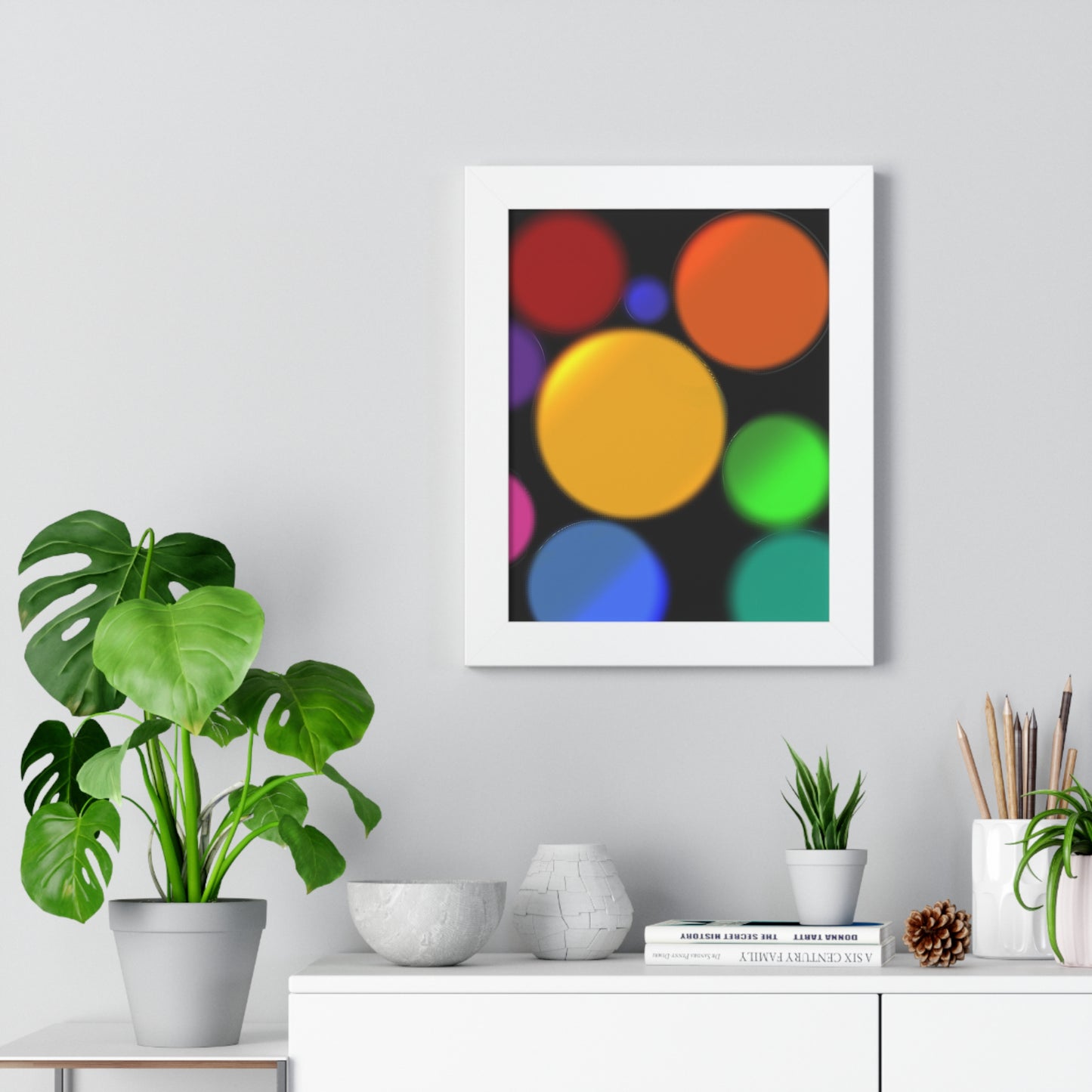 Within - Abstract Art - Framed Vertical Poster