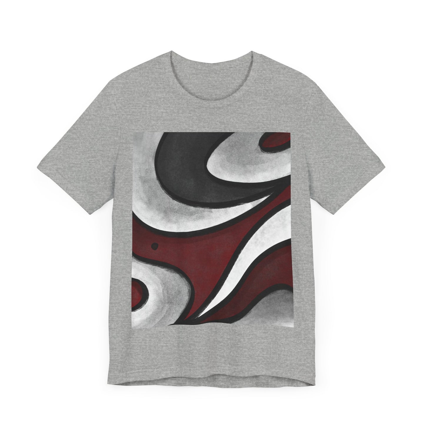 Lost Abstract Print - Unisex Jersey Short Sleeve Tee