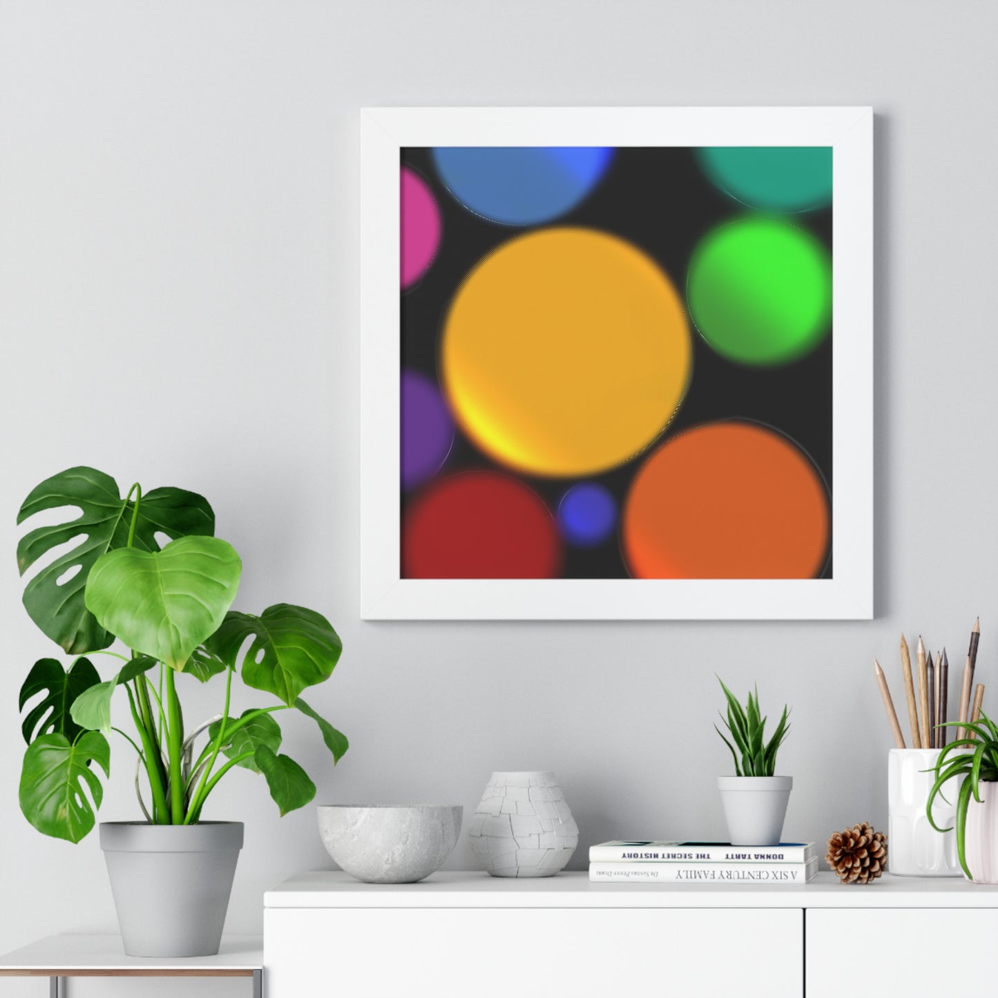 Within - Abstract Art - Framed Vertical Poster