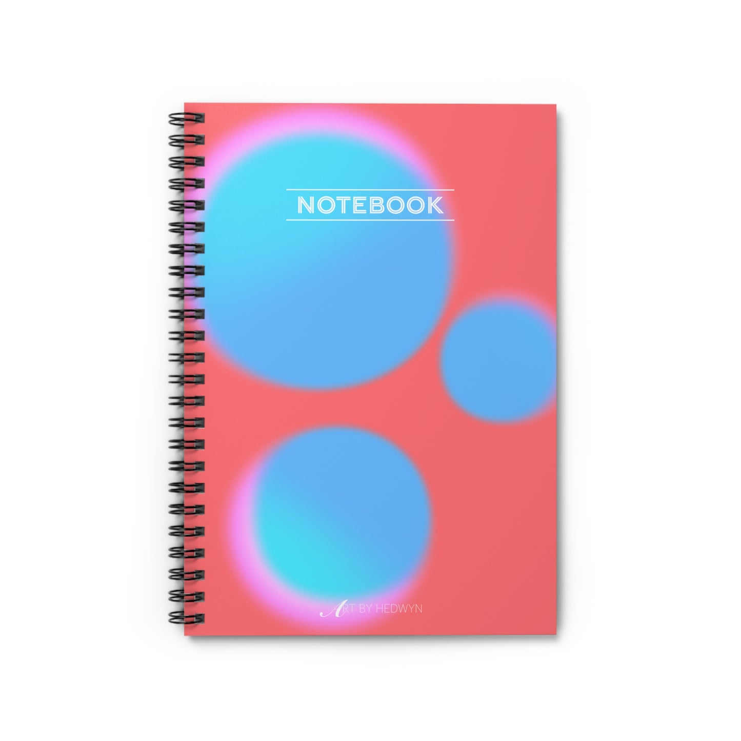 Bubble Gum Illusions - Spiral Notebook - Ruled Line