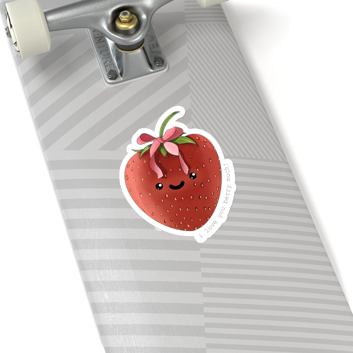 I Love You Berry Much - Strawberry Sticker