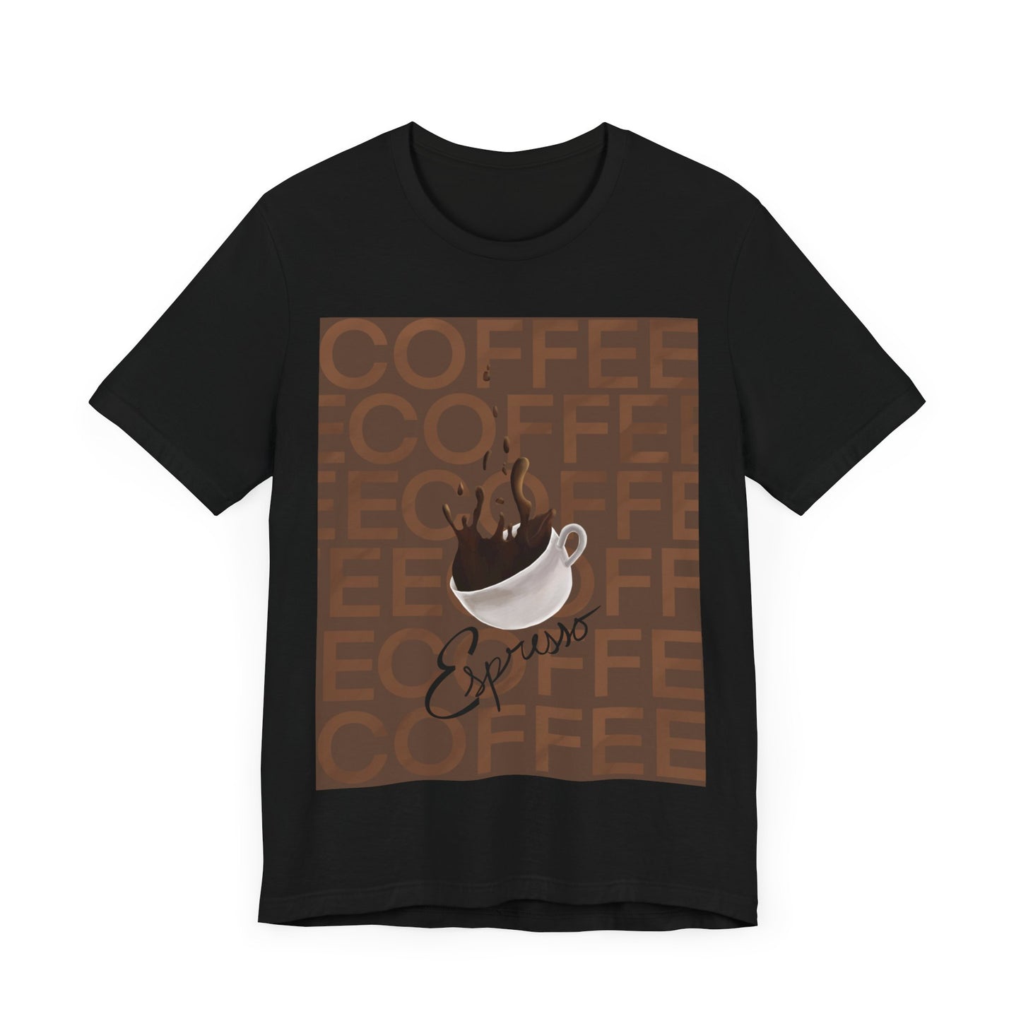 Espresso Print - Unisex Jersey Short Sleeve Tee