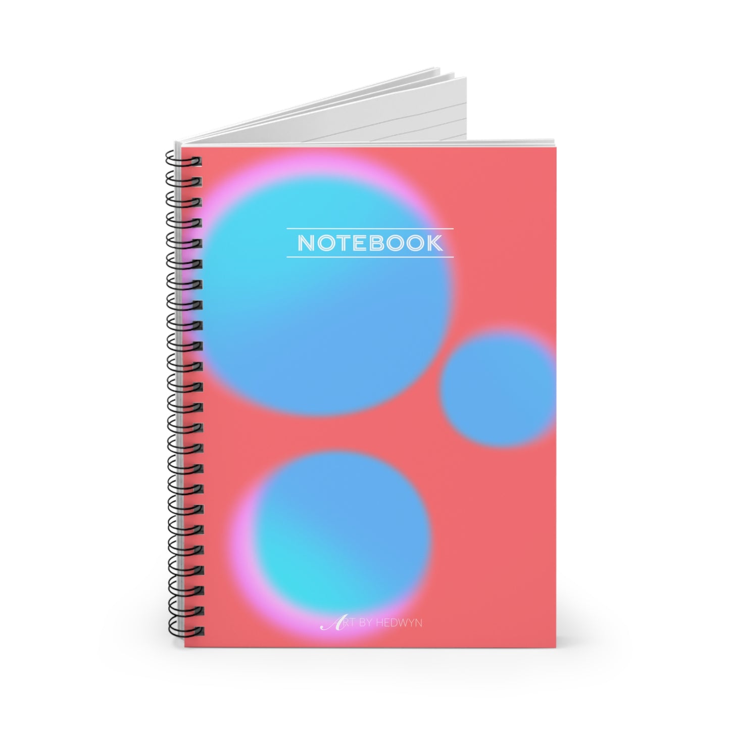 Bubble Gum Illusions - Spiral Notebook - Ruled Line