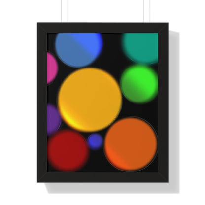 Within - Abstract Art - Framed Vertical Poster