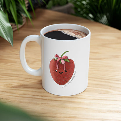 I Love You Berry Much - Ceramic Mug, (11oz, 15oz)