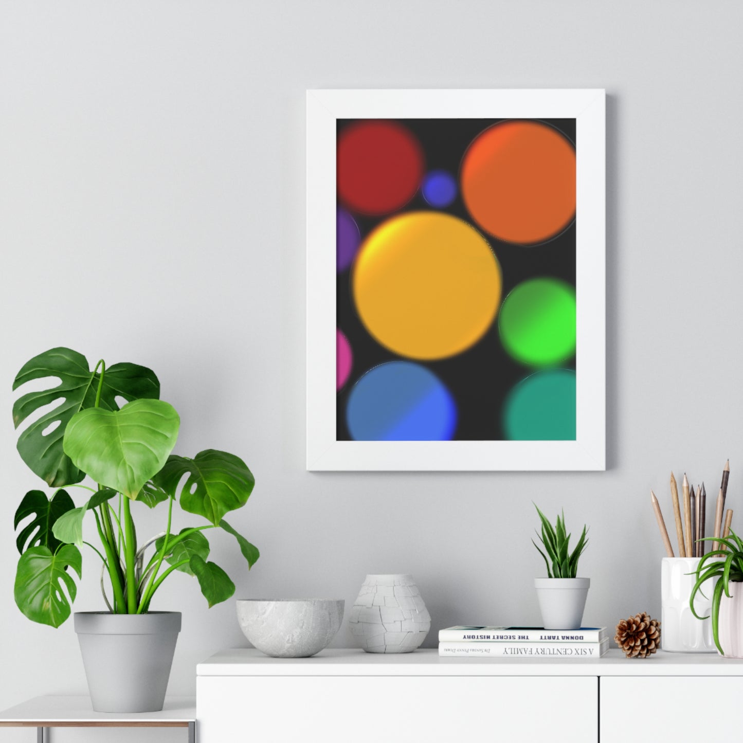 Within - Abstract Art - Framed Vertical Poster