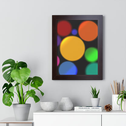 Within - Abstract Art - Framed Vertical Poster