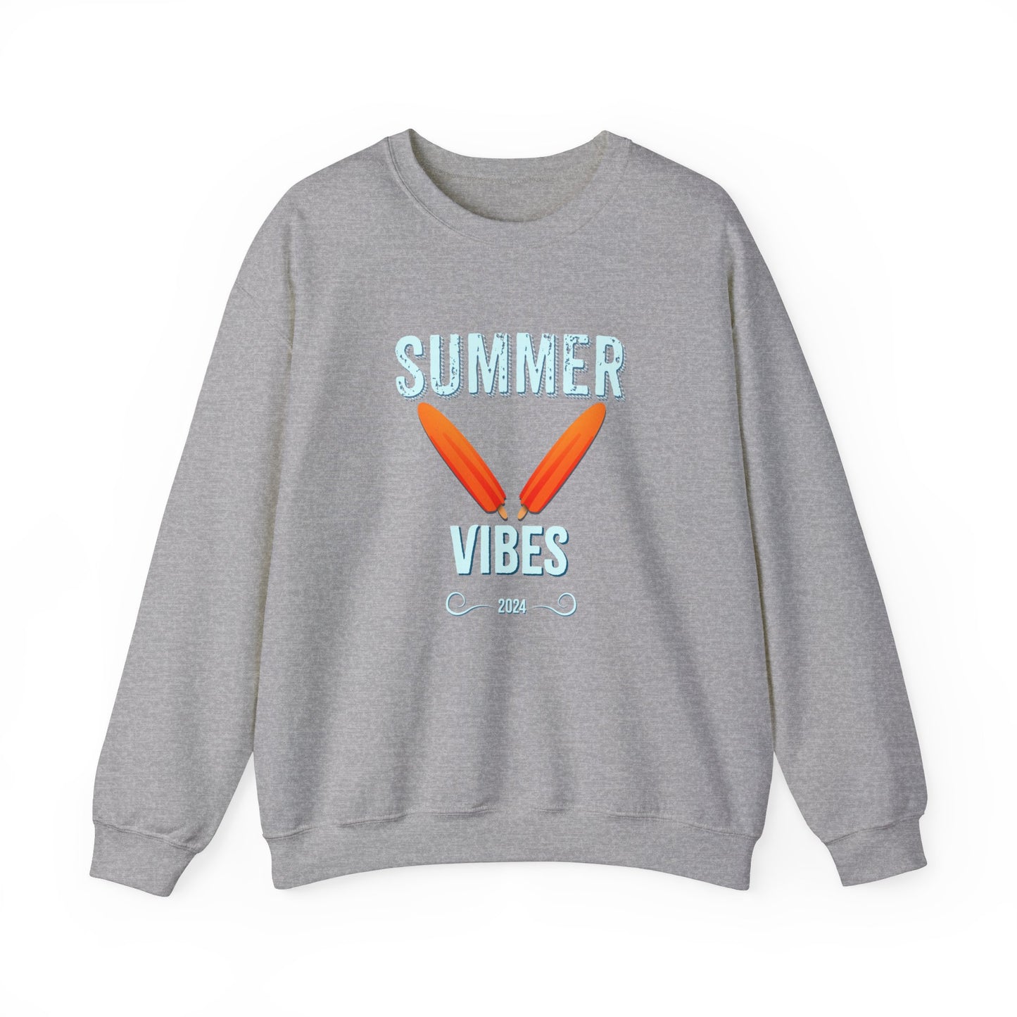 Retro Summer Vibes - Unisex Heavy Blend™ Crewneck Sweatshirt