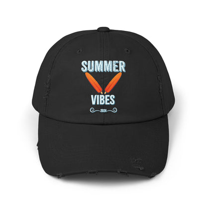 Retro Summer Vibes - Distressed Cap