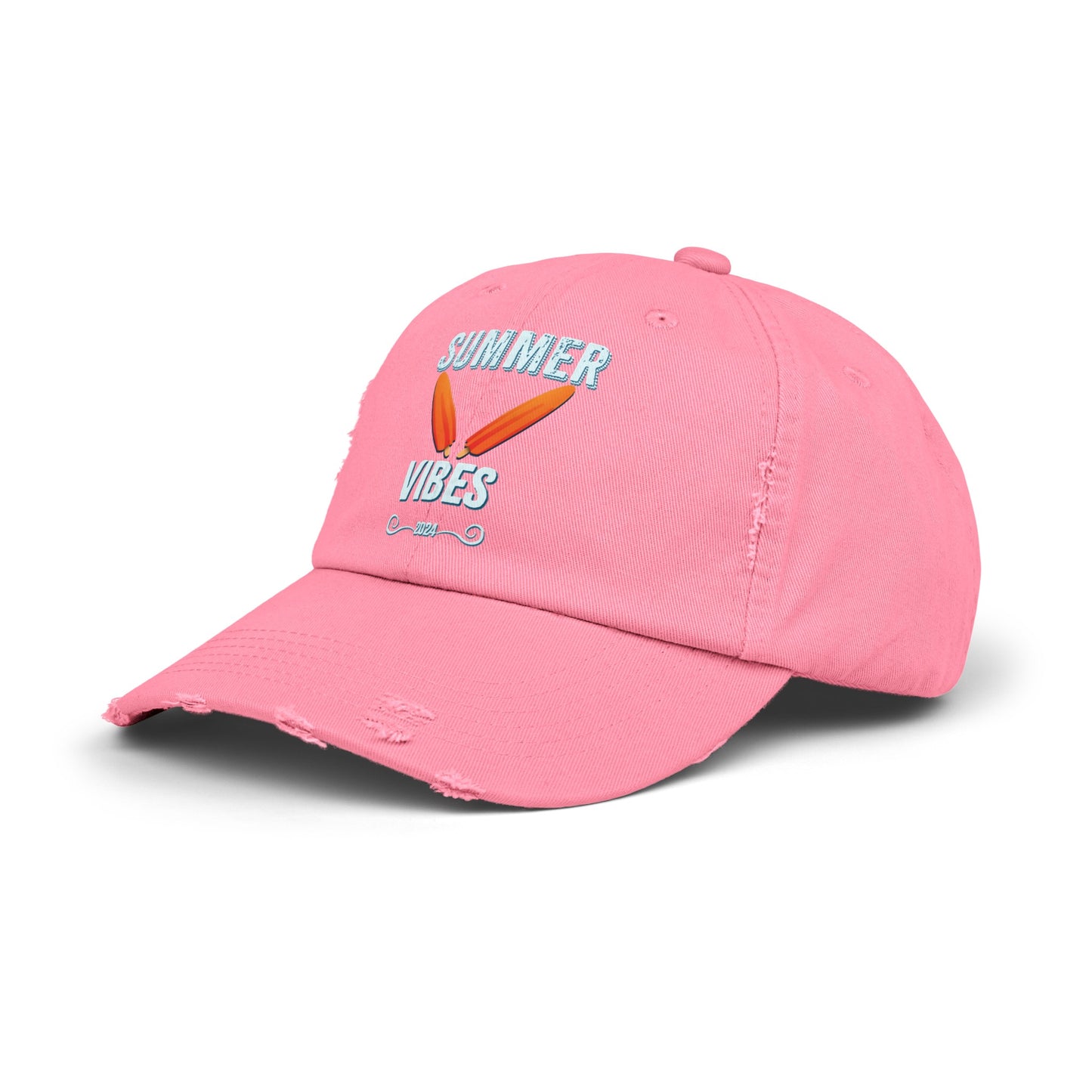 Retro Summer Vibes - Distressed Cap