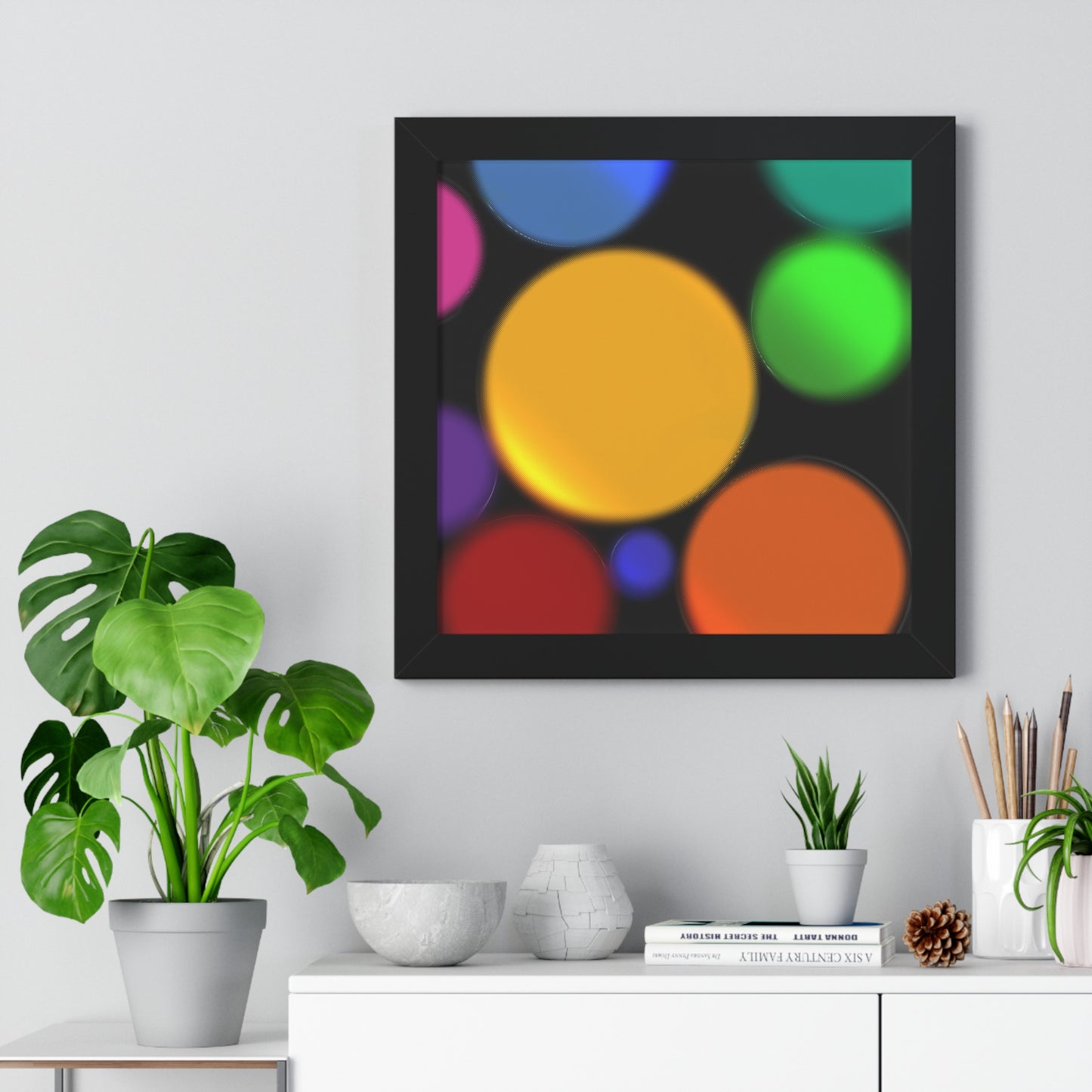 Within - Abstract Art - Framed Vertical Poster