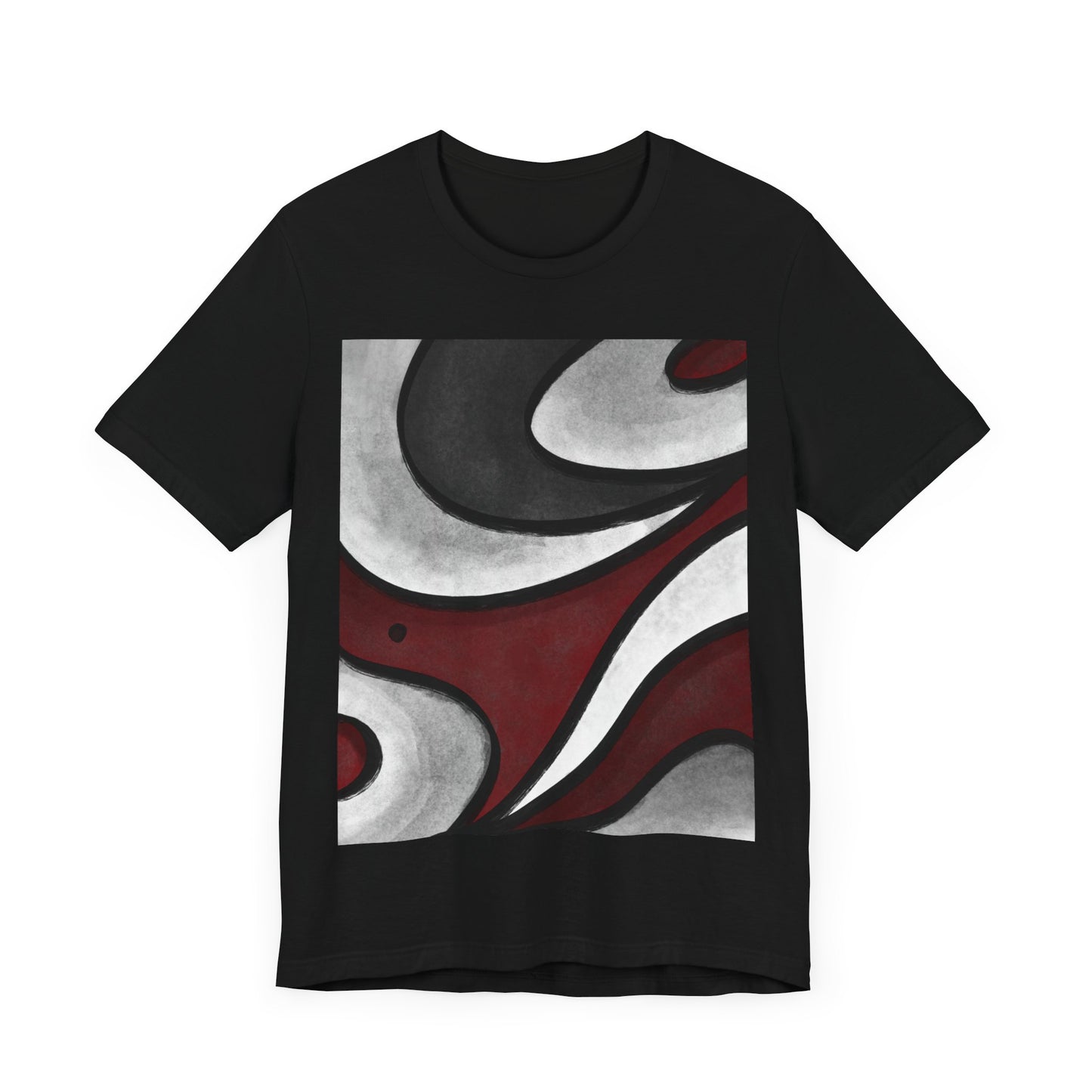 Lost Abstract Print - Unisex Jersey Short Sleeve Tee