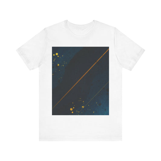 Flicks of Gold Print - Unisex Jersey Short Sleeve Tee