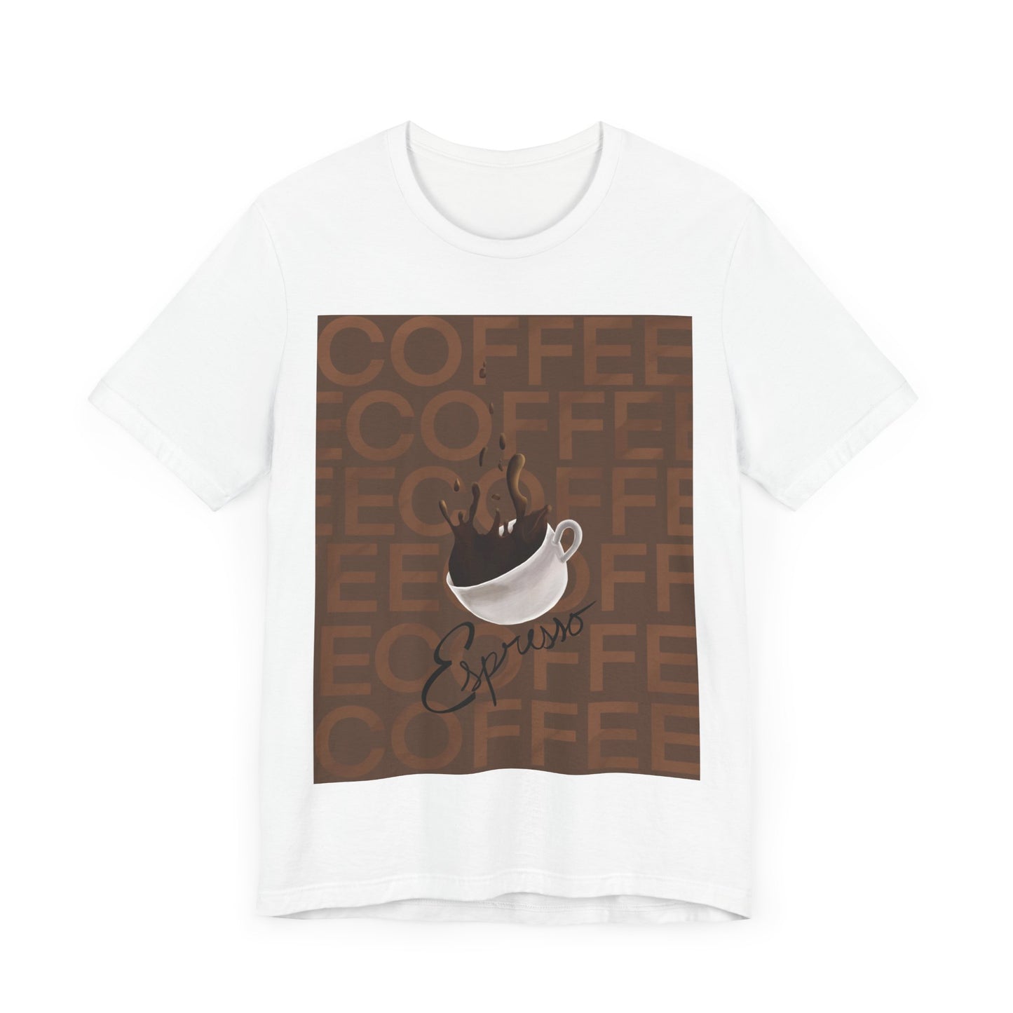 Espresso Print - Unisex Jersey Short Sleeve Tee