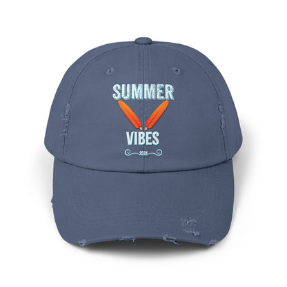 Retro Summer Vibes - Distressed Cap