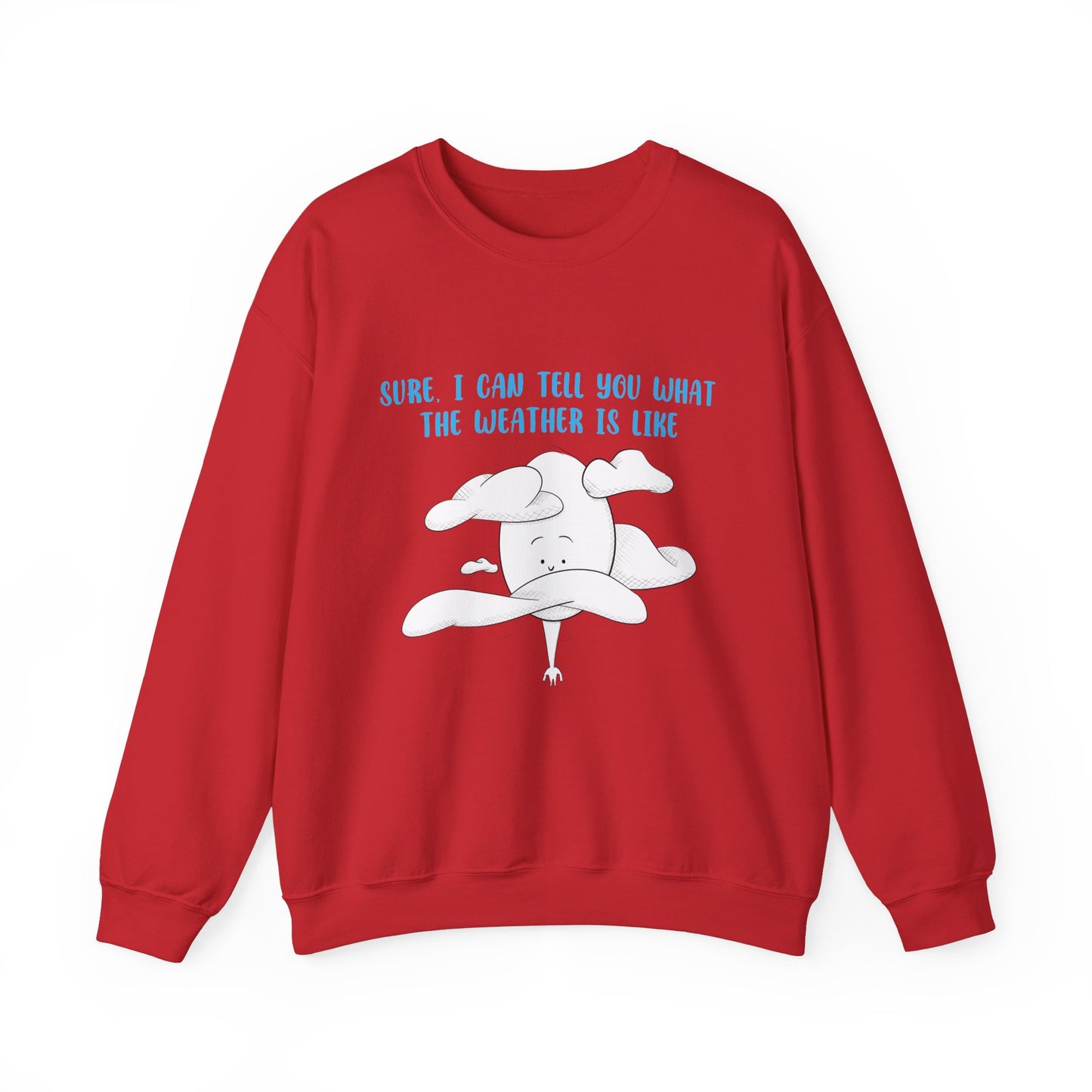 Tall Weather Forecast - Unisex Heavy Blend™ Crewneck Sweatshirt