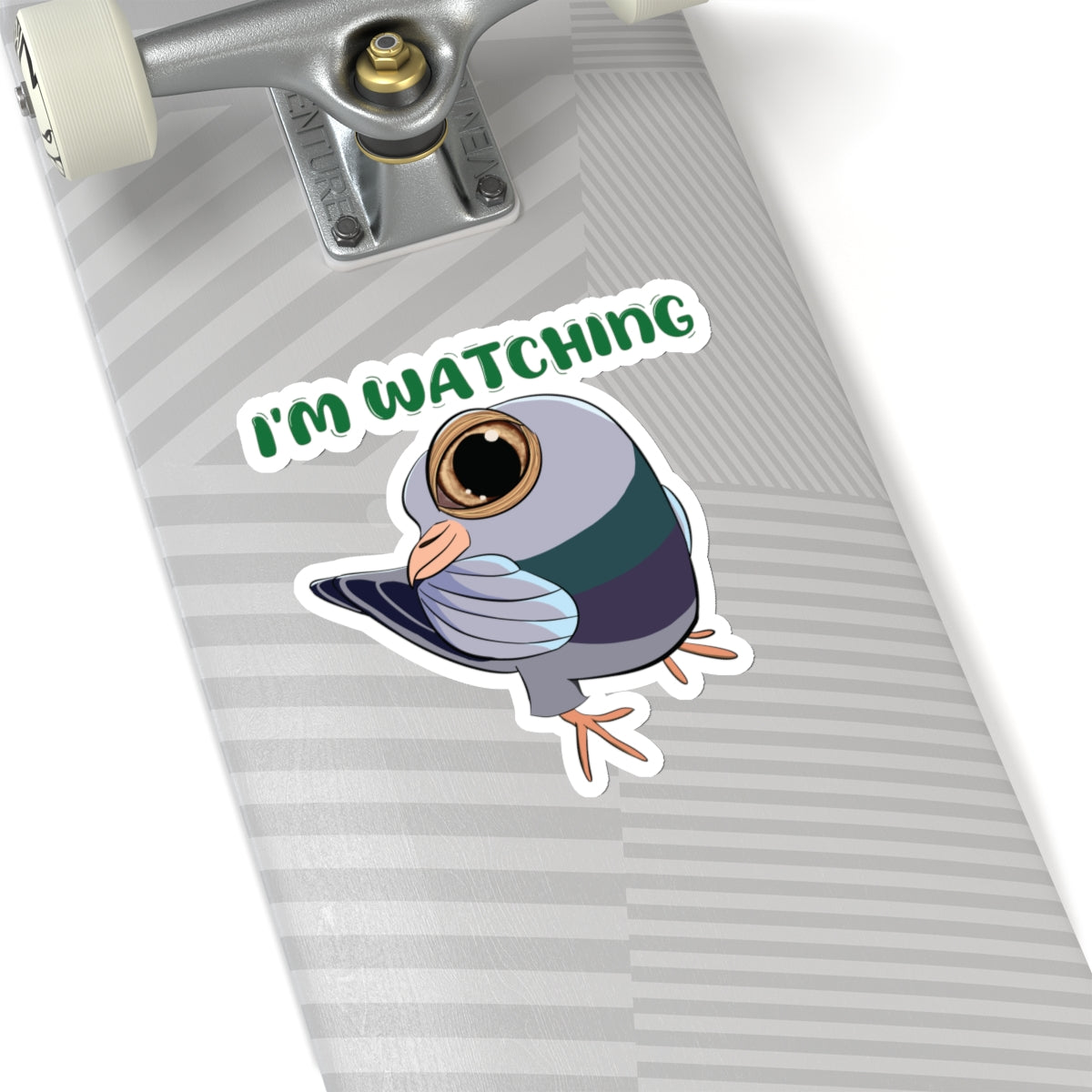 I’m Watching - Sticker of Pigeon