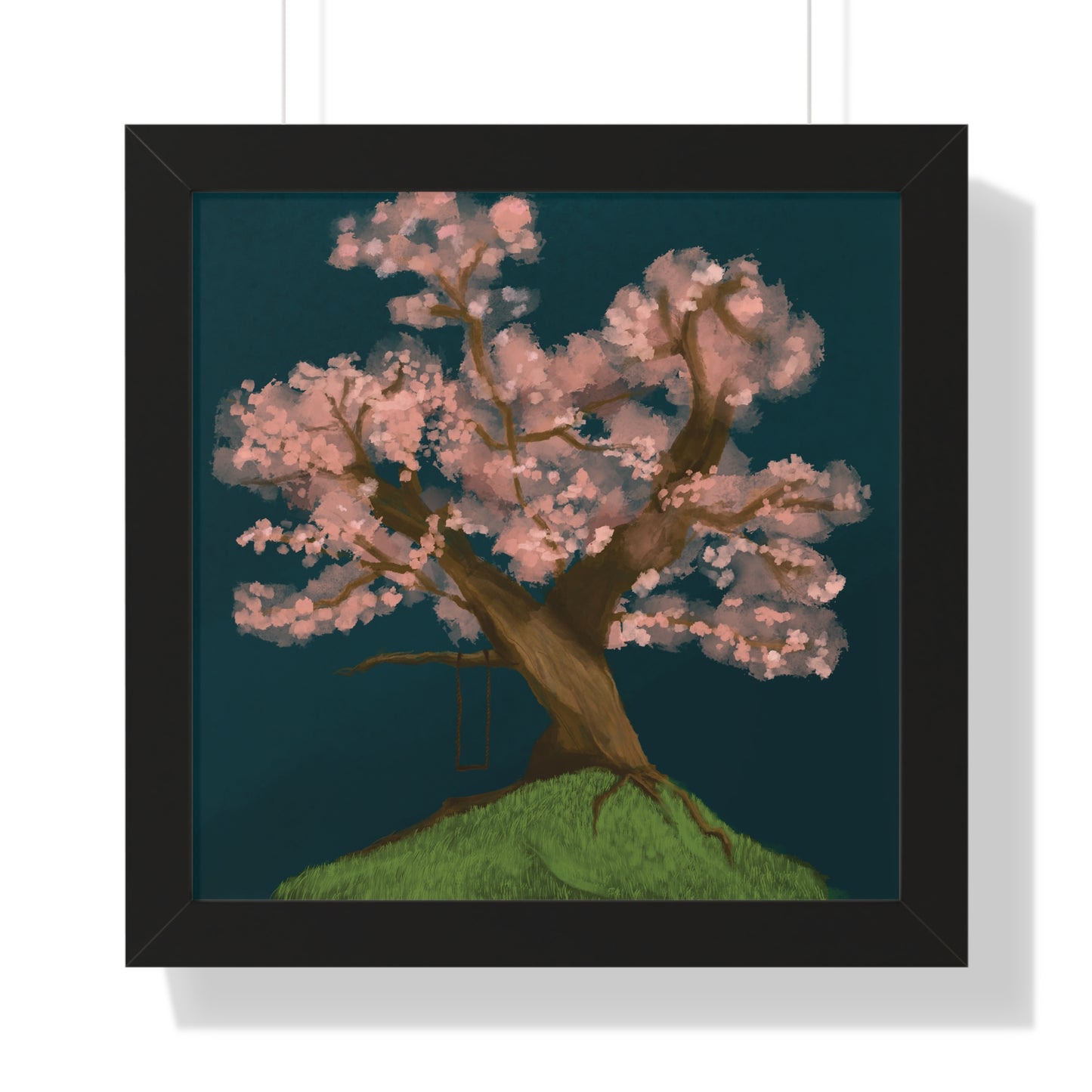 Cherry Blossom - Framed Vertical Poster