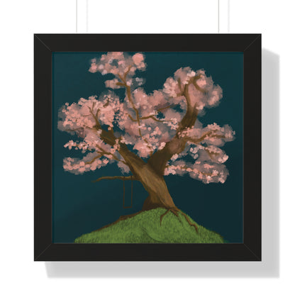 Cherry Blossom - Framed Vertical Poster