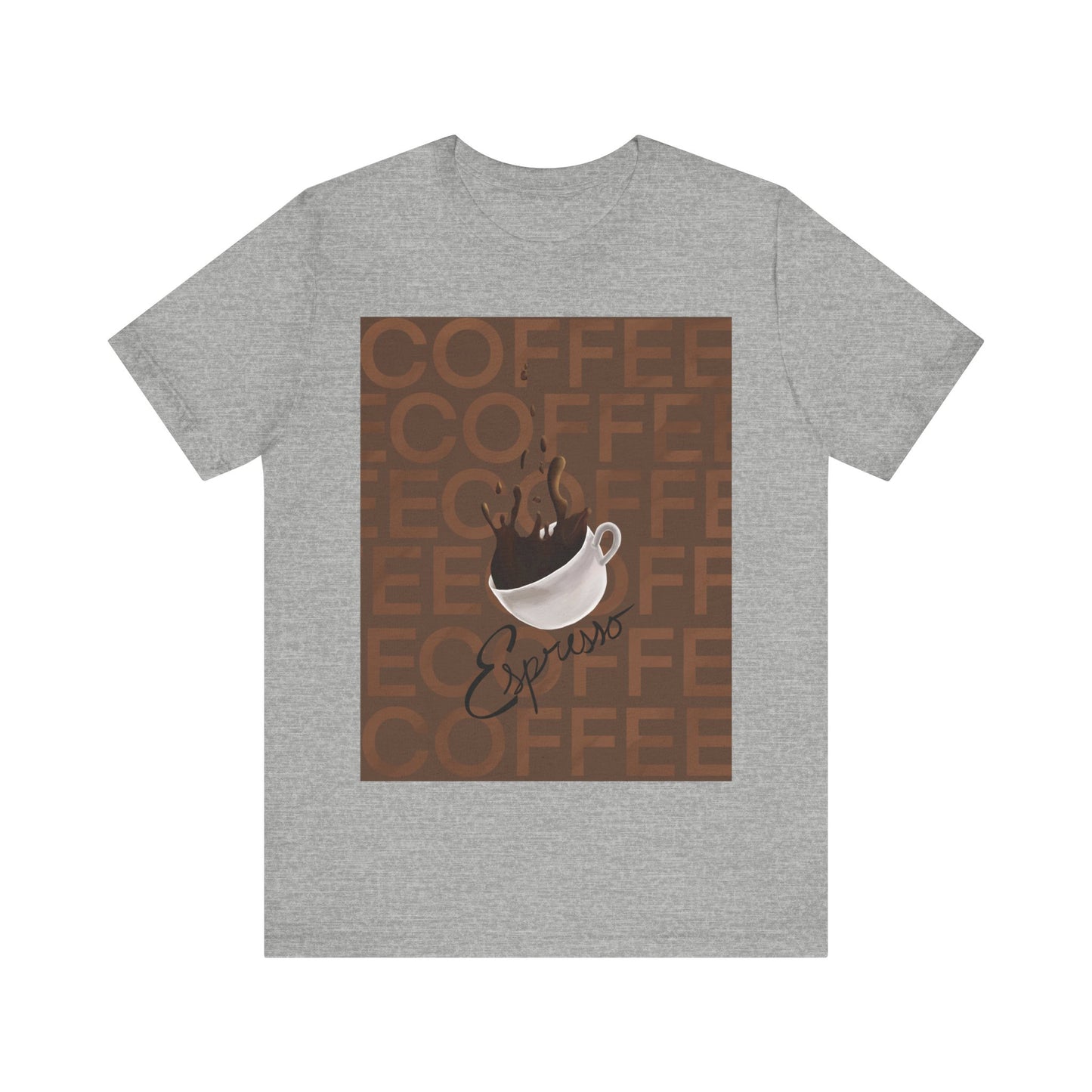 Espresso Print - Unisex Jersey Short Sleeve Tee