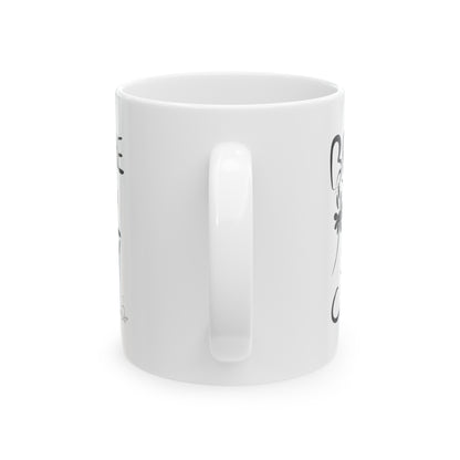 Breathe Easy, Stay Calm - Ceramic Mug, (11oz, 15oz)