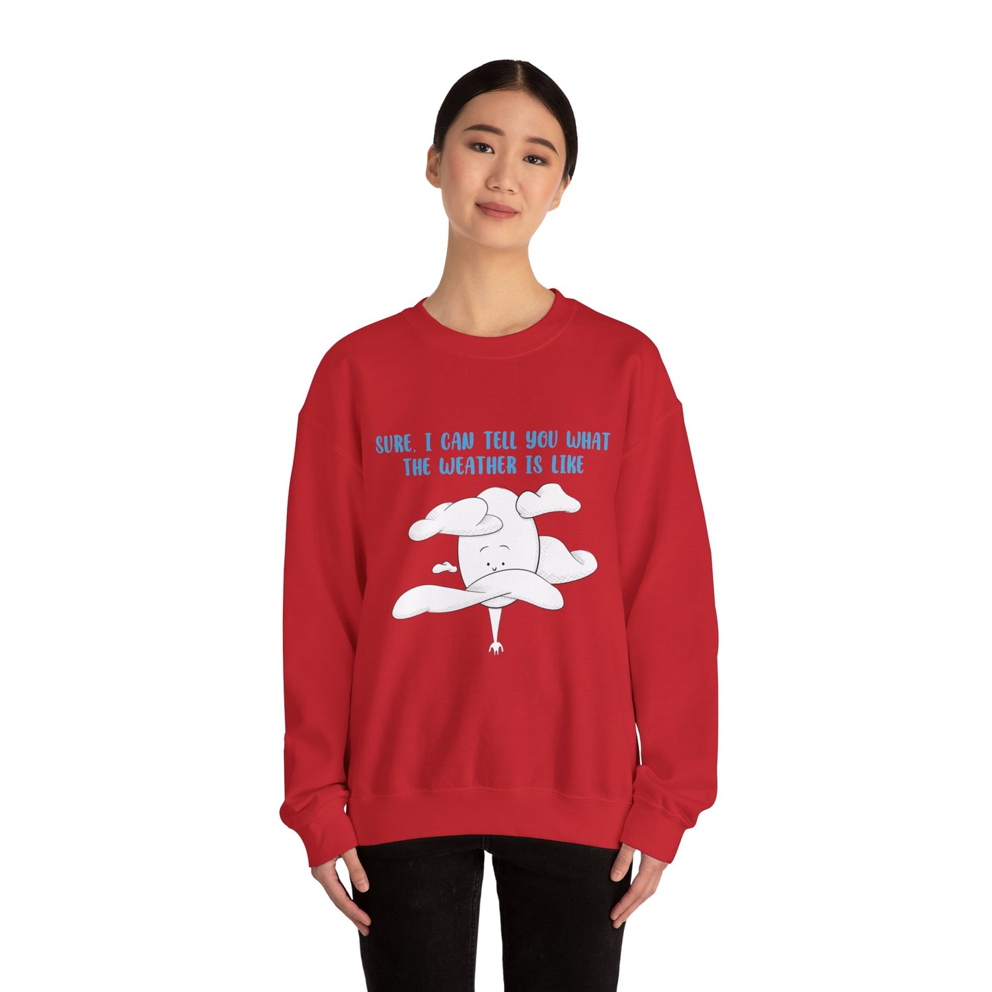 Tall Weather Forecast - Unisex Heavy Blend™ Crewneck Sweatshirt