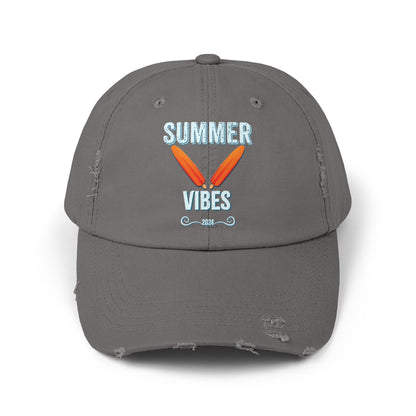 Retro Summer Vibes - Distressed Cap