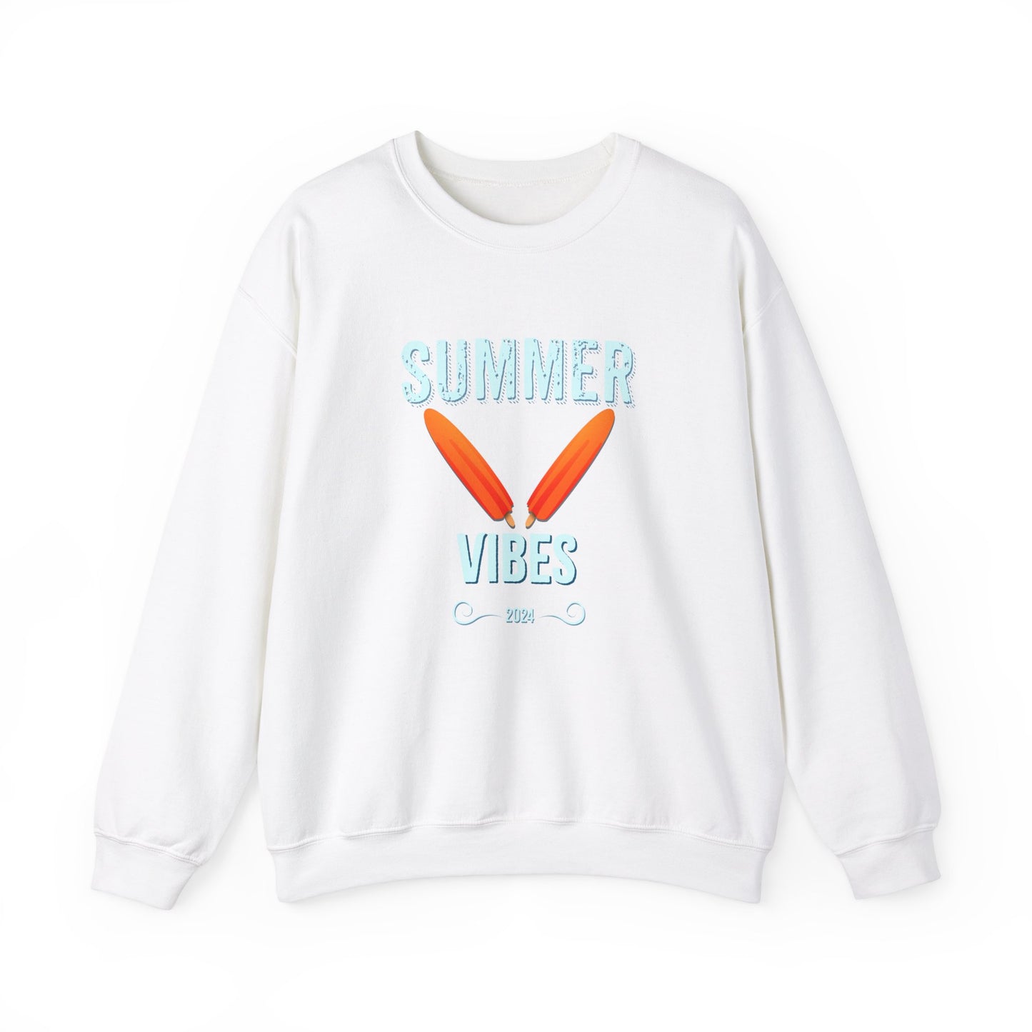 Retro Summer Vibes - Unisex Heavy Blend™ Crewneck Sweatshirt