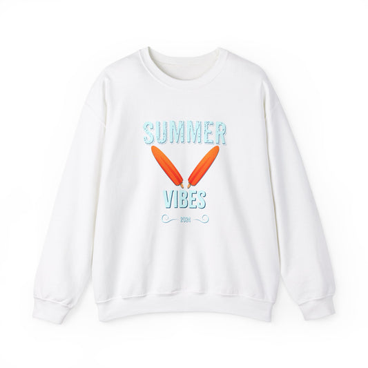 Retro Summer Vibes - Unisex Heavy Blend™ Crewneck Sweatshirt